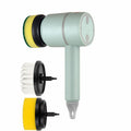 Cordless Electric Spin Scrubber – USB Rechargeable Multi-Head Cleaning Brush