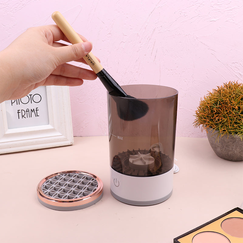Portable Electric Makeup Brush Cleaner – USB Automatic Cleaning Machine